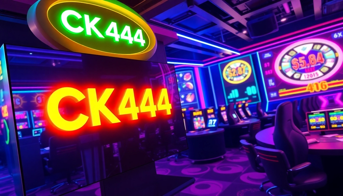 Screenshot of ck4444 login page with sleek interface and colorful gaming options for quick access and secure play.
