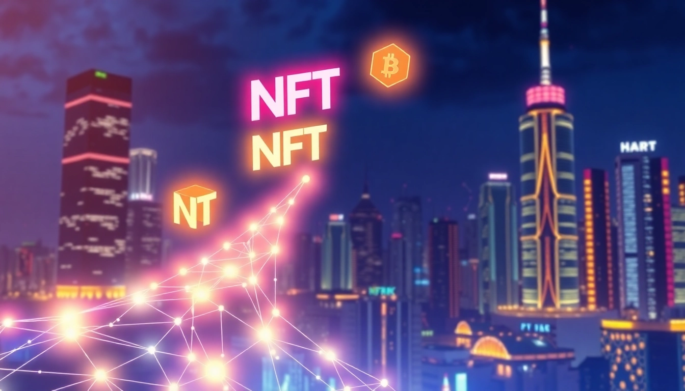 The NFT Market Update highlights digital assets surging on blockchain platforms with vibrant