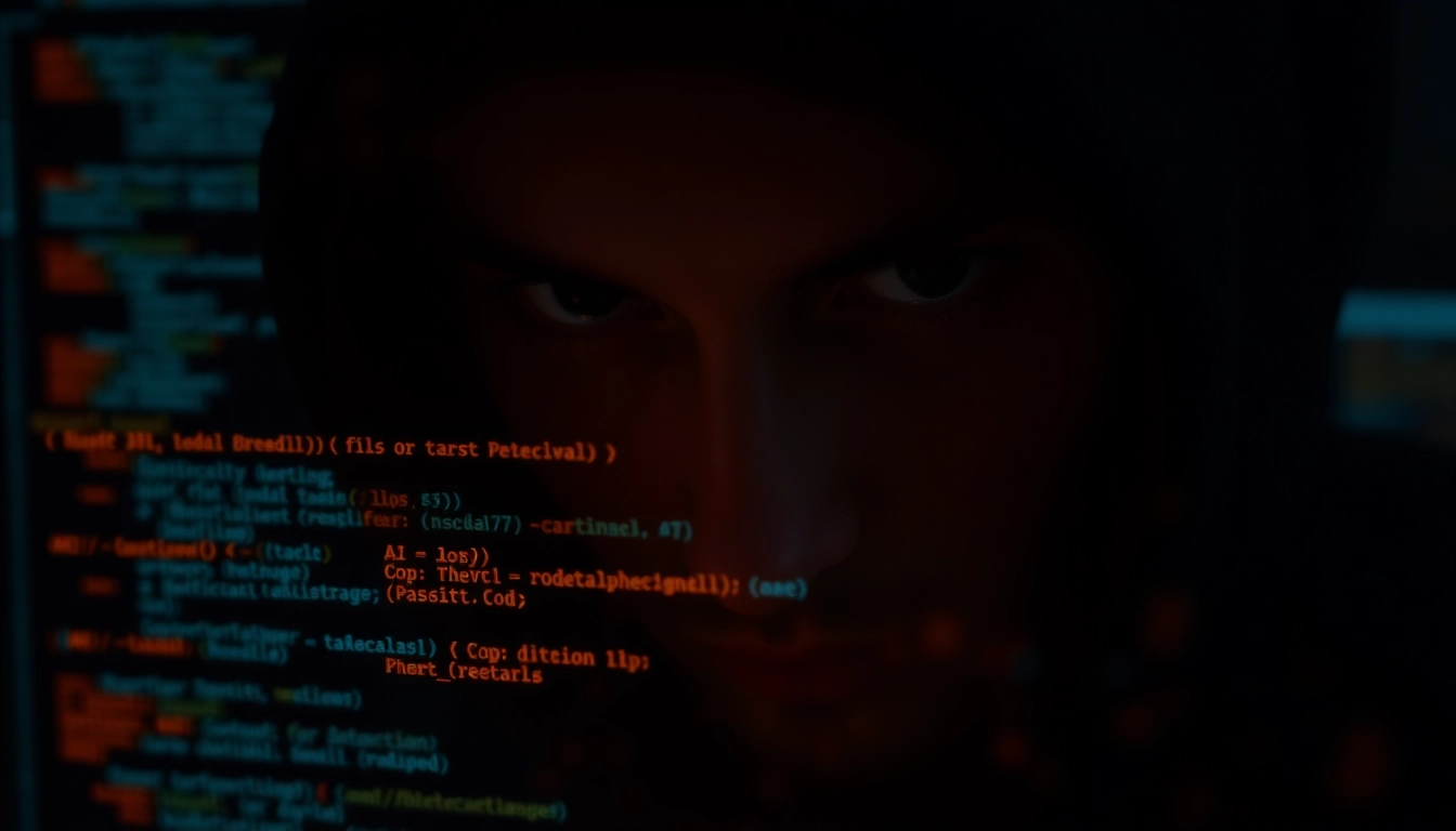 Tech expert demonstrating AI detection bypass methods with stealth and skill in a digital
